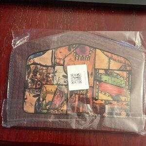 Wooden nativity puzzle set.